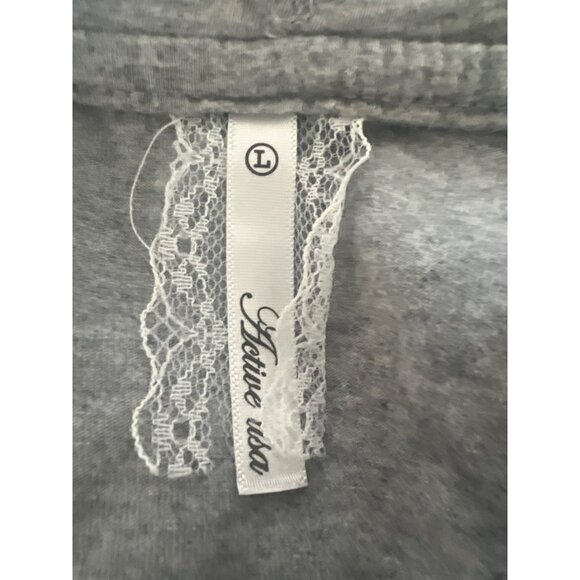 Active USA Gray Zip-Up Hoodie - Picture 3 of 4